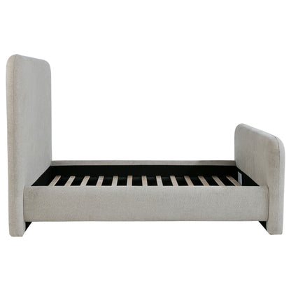 Cama tapizada Wren gris