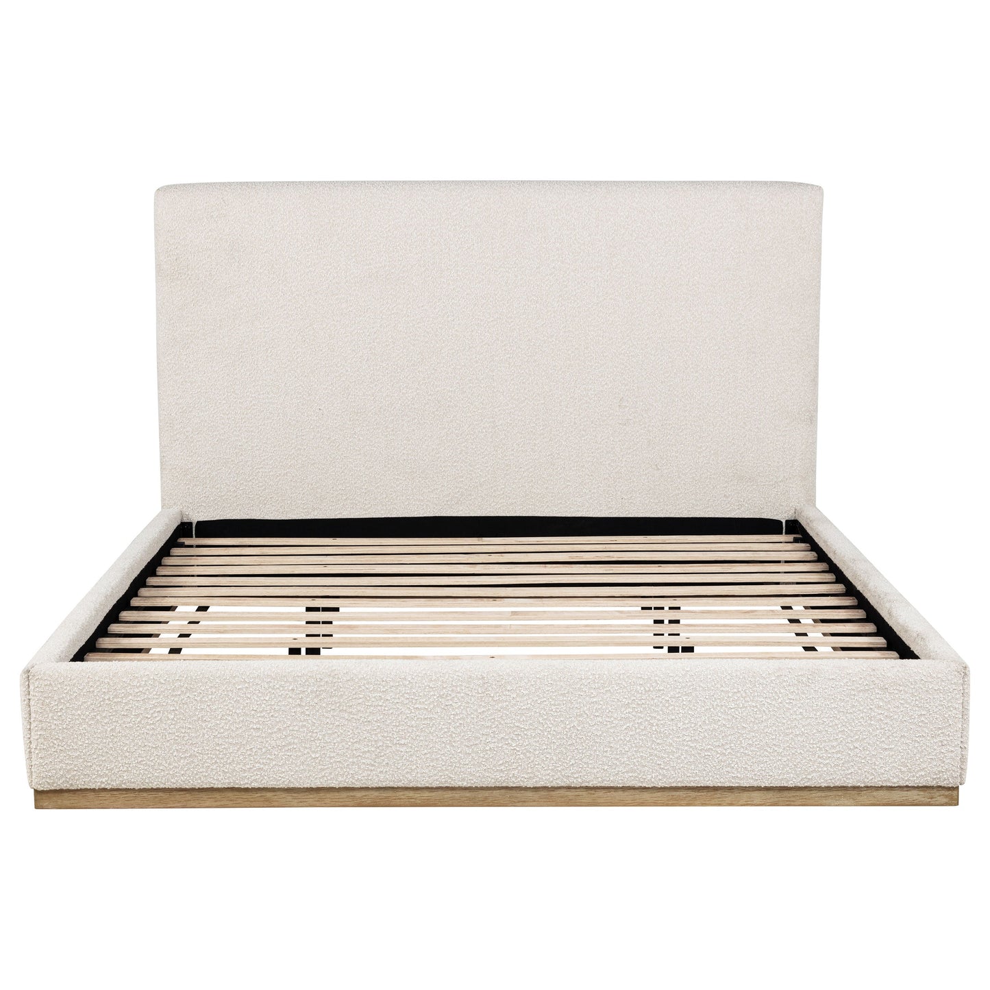 Cama tapizada Knox color crema