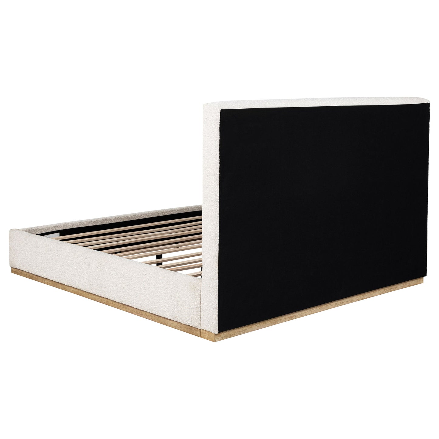 Cama tapizada Knox color crema