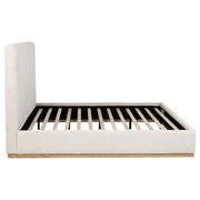 Knox Upholstered Panel Bed Cream