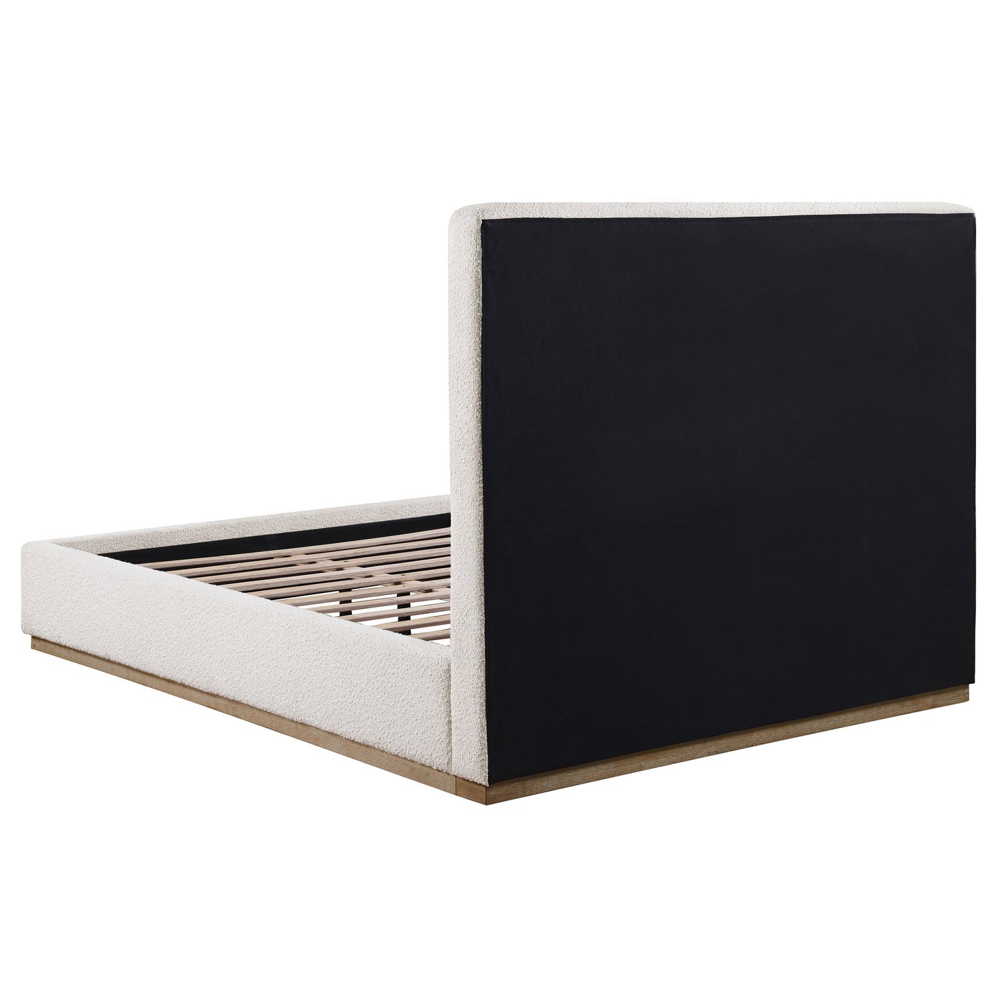 Cama tapizada Knox color crema