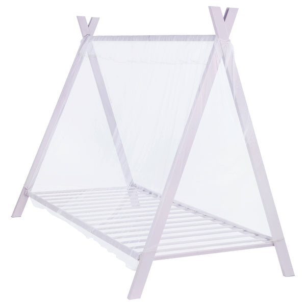 Fultonville Metal Tent Bed Pink