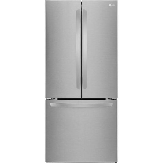 LG 30-inch, 21 cu.ft. Freestanding French 3-Door Refrigerator with Smart Cooling® System LFCS22520S IMAGE 1