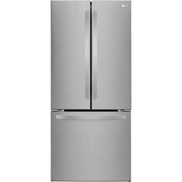 LG 30-inch, 21 cu.ft. Freestanding French 3-Door Refrigerator with Smart Cooling® System LFCS22520S