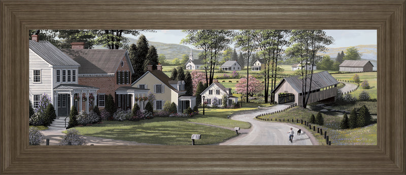 The Covered Bridge By Saunders, B.
