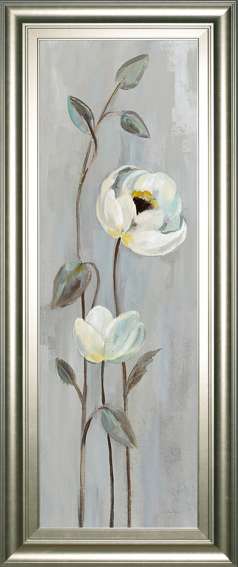 Neutral Branches I On Gray By Silvia Vassileva