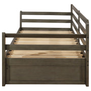 Sofá cama Sorrento XL de 2 cajones con cama nido extensible, color gris