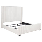 Natasha 65-inch Upholstered  Bed Cream