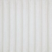 Cama tapizada Natasha de 65 pulgadas con respaldo alto, color crema