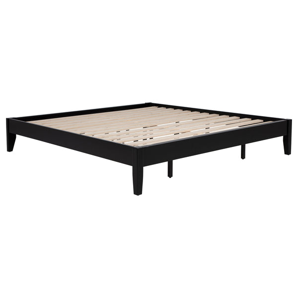 Cama de plataforma universal Hounslow negra