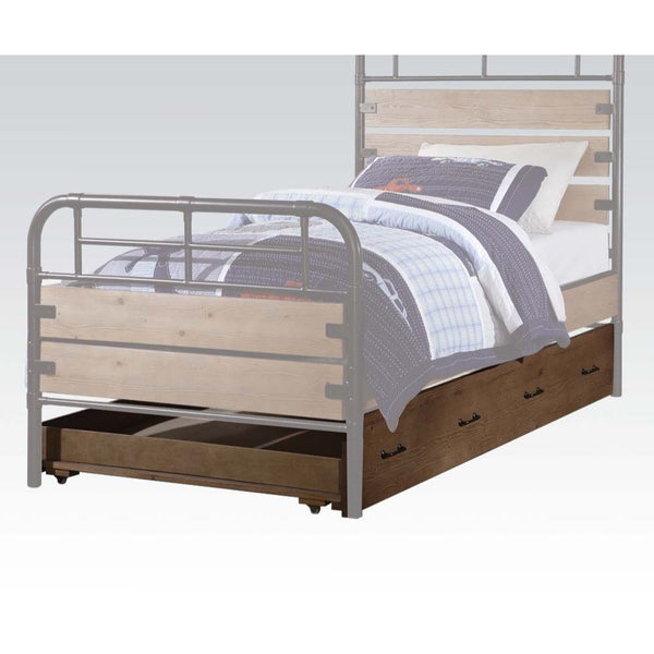 Cama nido Adams para adolescentes de madera maciza (doble)