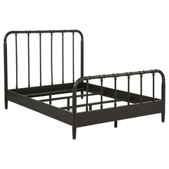 Rocco All Wood Water Pipe Open Frame Full Bed Dark Bronze