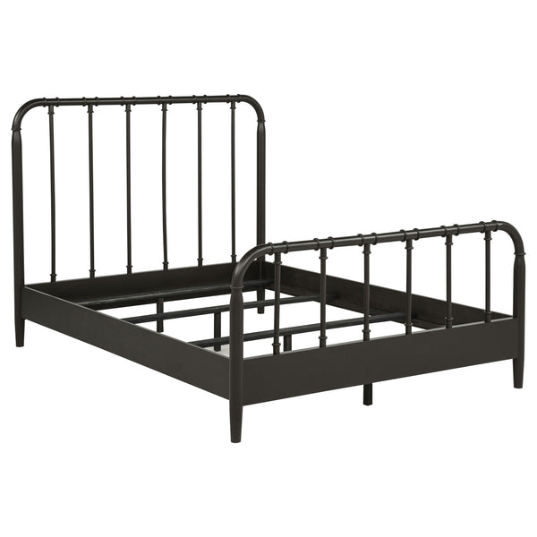 Rocco All Wood Water Pipe Open Frame Full Bed Dark Bronze
