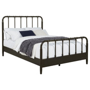 Rocco All Wood Water Pipe Open Frame Full Bed Dark Bronze
