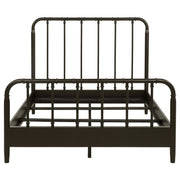 Rocco All Wood Water Pipe Open Frame Full Bed Dark Bronze