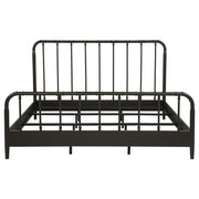 Rocco All Wood Water Pipe Open Frame Eastern King Bed Dark Bronze