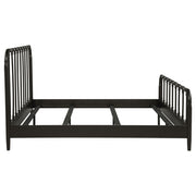 Rocco All Wood Water Pipe Open Frame Eastern King Bed Dark Bronze