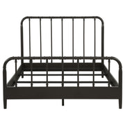 Rocco All Wood Water Pipe Open Frame Queen Bed Dark Bronze
