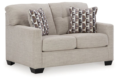 Mahoney Sofa and Loveseat Gray Set