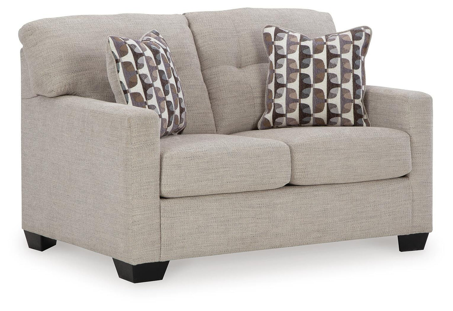 Mahoney Sofa and Loveseat Gray Set