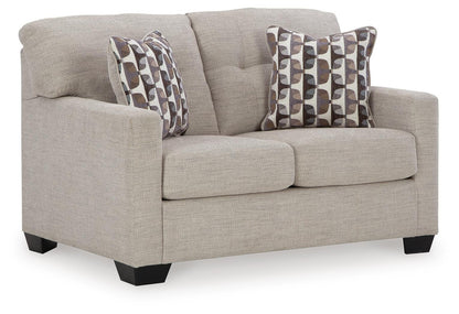 Mahoney Sofa and Loveseat Gray Set