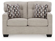 Mahoney Sofa and Loveseat Gray Set
