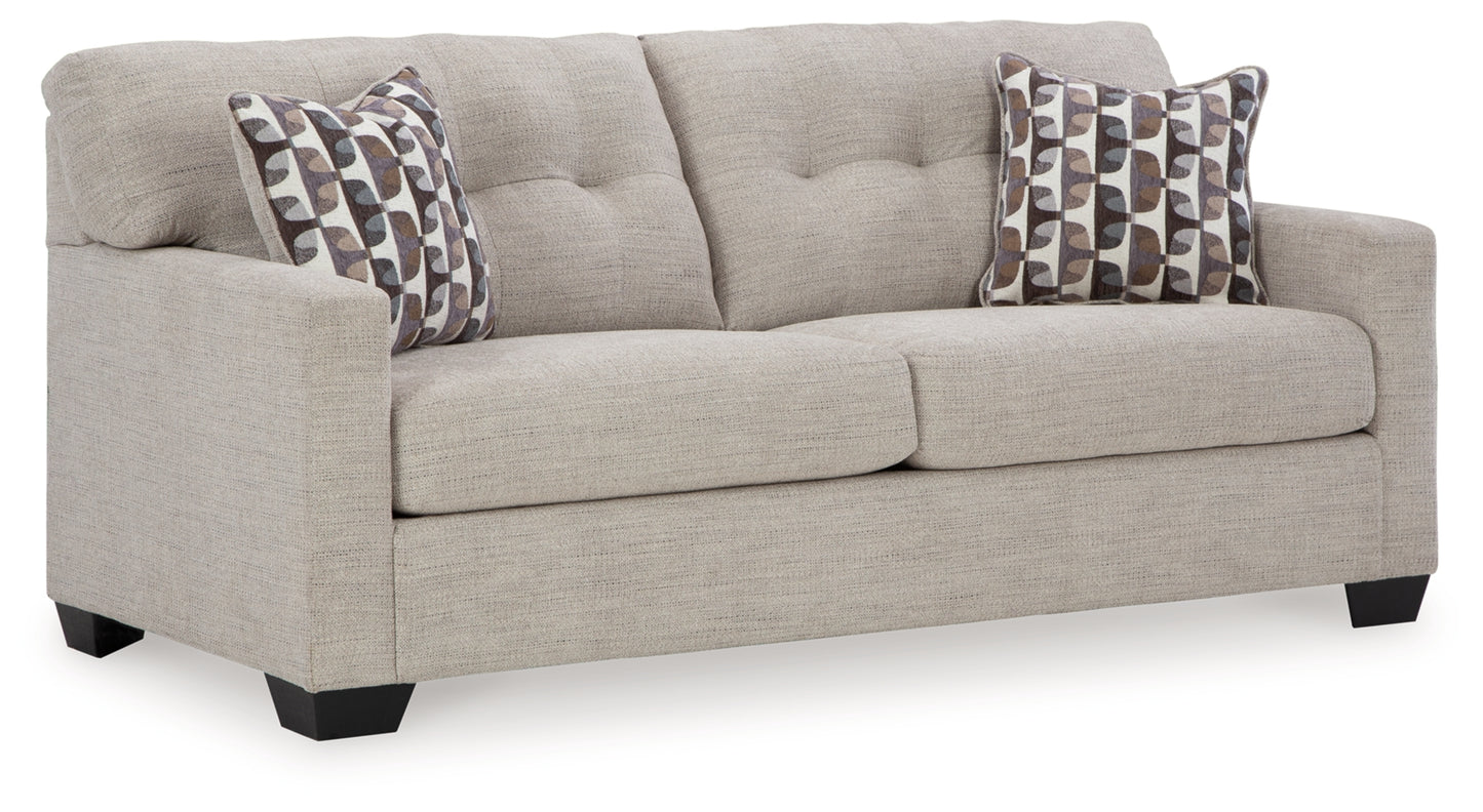 Mahoney Sofa and Loveseat Gray Set