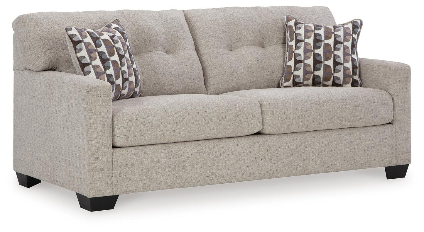 Mahoney Sofa and Loveseat Gray Set