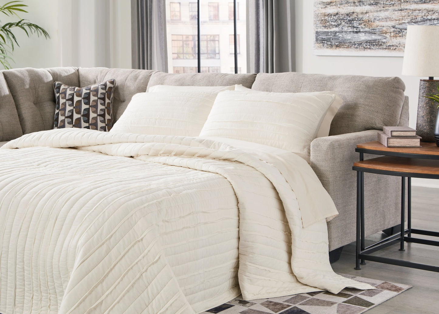 Mahoney Sleeper Sectional with Chaise