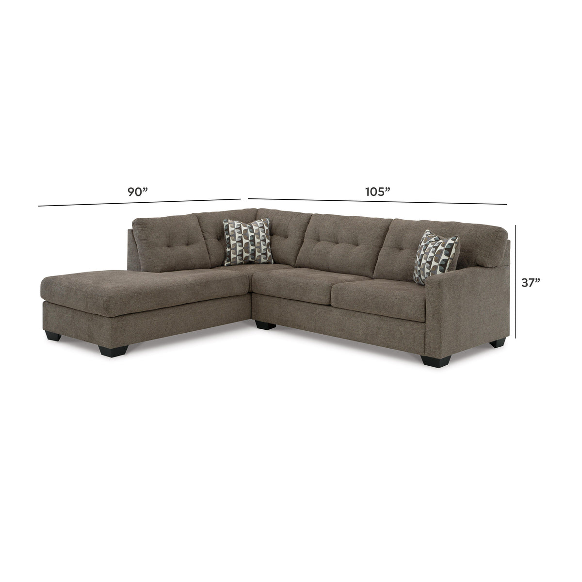 Mahoney 2-Piece Sectional with Chaise