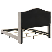 Sonoma Upholstered Wingback Bed Beige