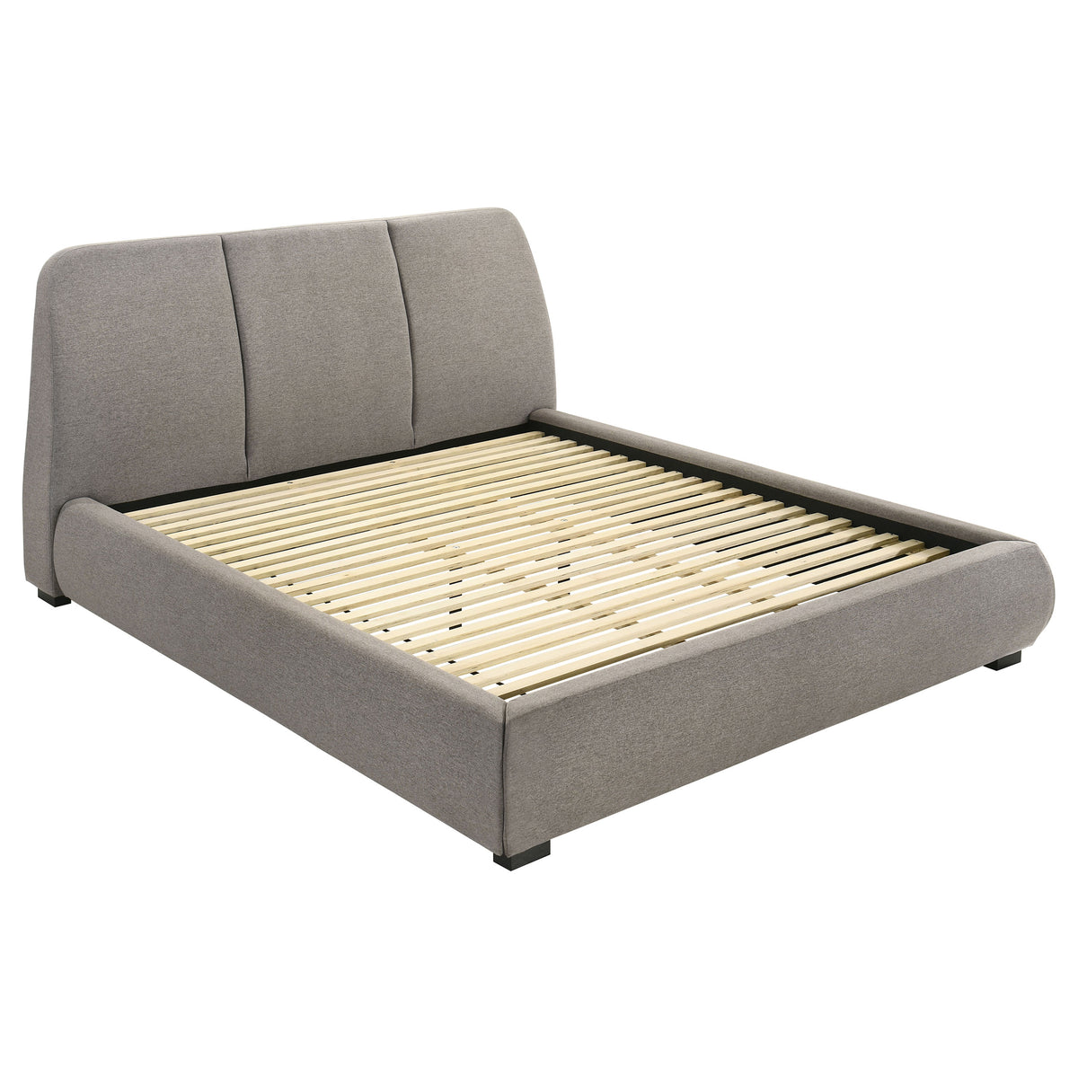 Mokena 46-inch Upholstered  Platform Bed