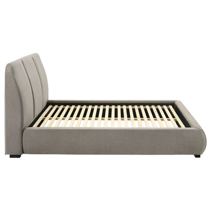 Mokena 46-inch Upholstered  Platform Bed