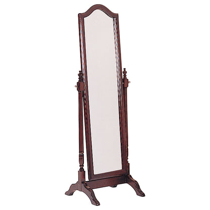 Cabot Wood Adjustable Length Cheval Mirror Black