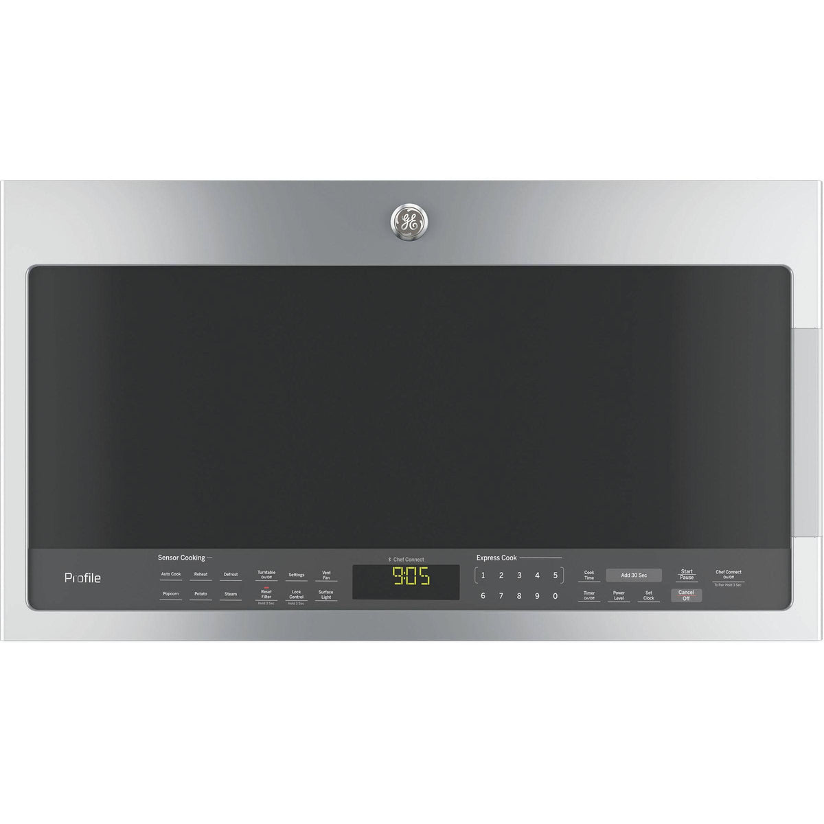 GE Profile 30-inch, 2.1 cu.ft. Over-the-Range Microwave Oven with Chef Connect PVM9005SJSS IMAGE 1