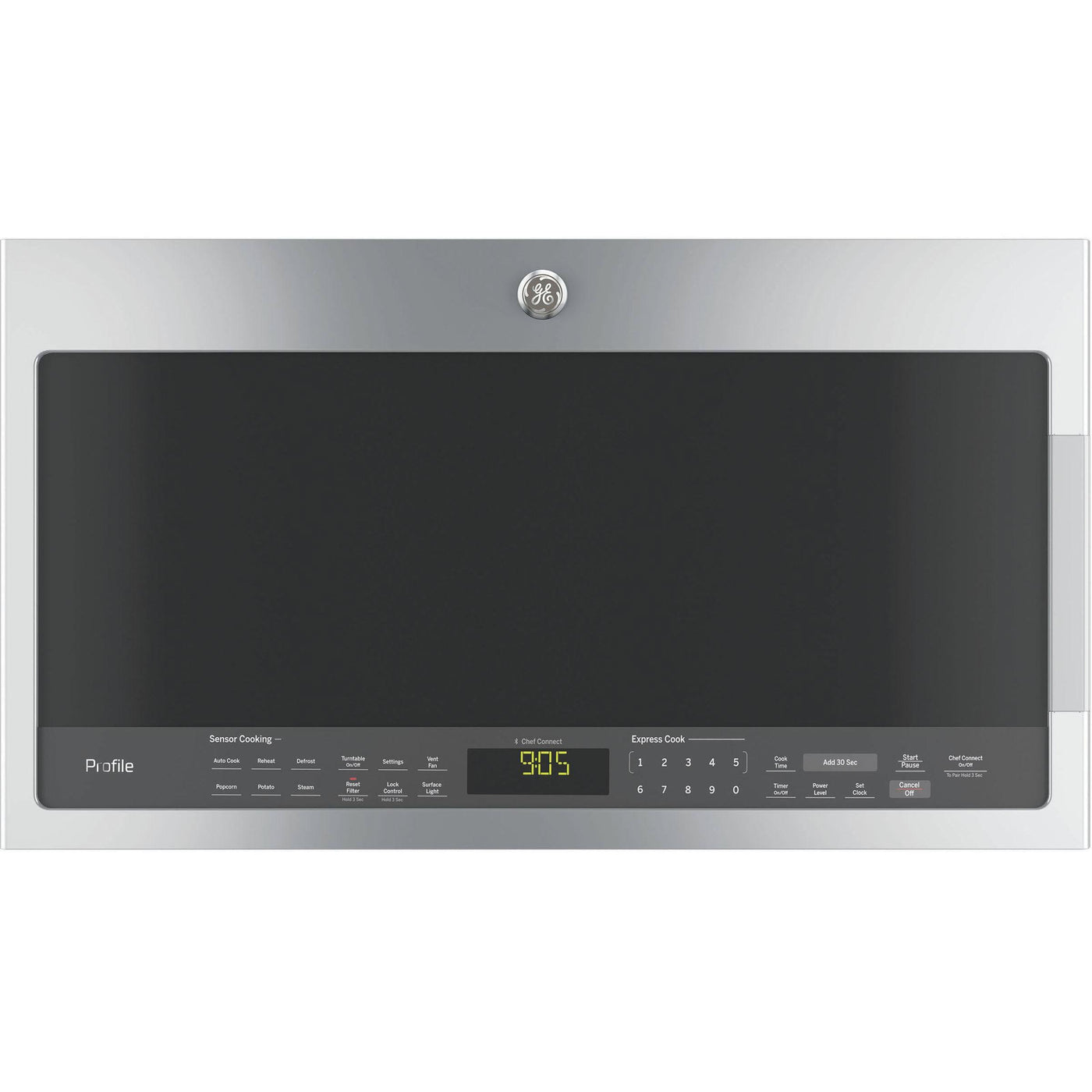  GE Profile 30-inch, 2.1 cu.ft. Over-the-Range Microwave Oven with Chef Connect PVM9005SJSS IMAGE 1