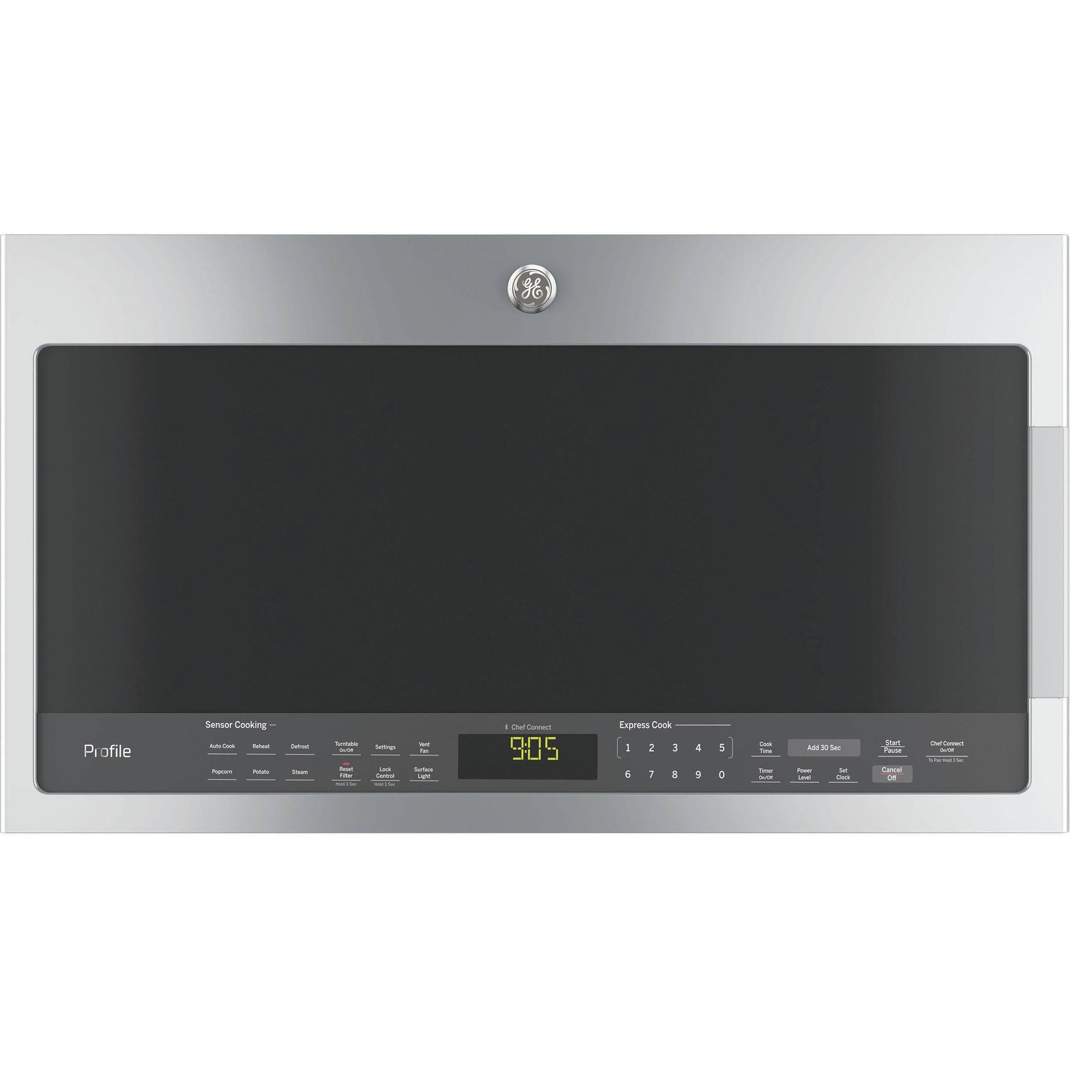  GE Profile 30-inch, 2.1 cu.ft. Over-the-Range Microwave Oven with Chef Connect PVM9005SJSS IMAGE 1