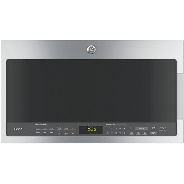 GE Profile 30-inch, 2.1 cu.ft. Over-the-Range Microwave Oven with Chef Connect PVM9005SJSS