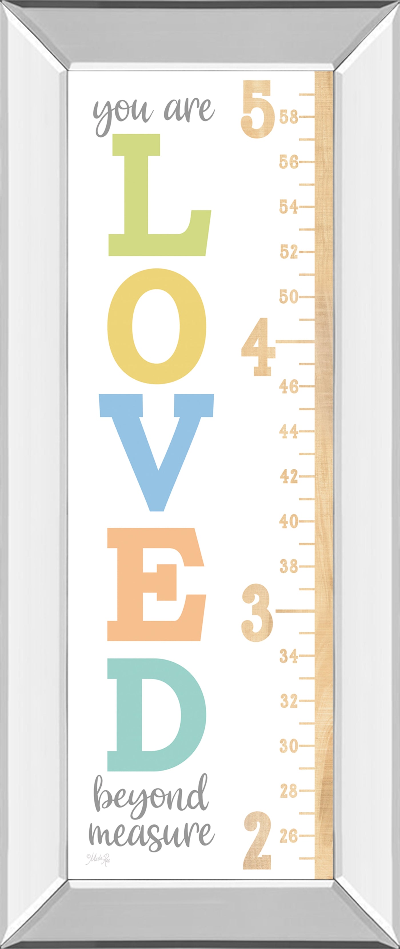 Loved Beyond Measture Growth Chart By Marla Rae