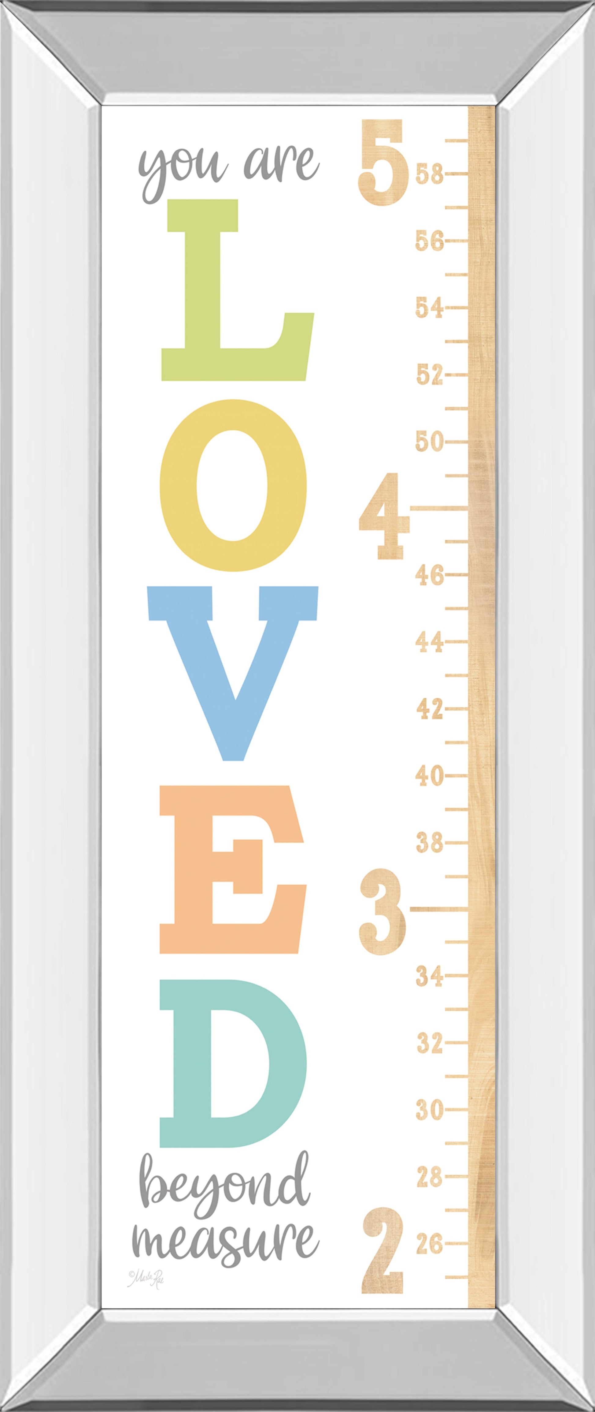 Loved Beyond Measture Growth Chart By Marla Rae