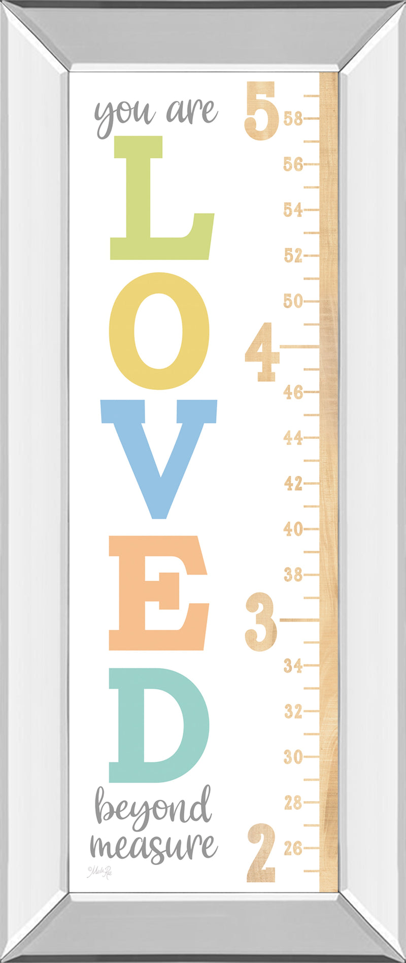 Loved Beyond Measture Growth Chart By Marla Rae