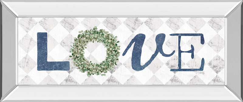 Love W/Eucalyptus Wreath I By Marla Rae