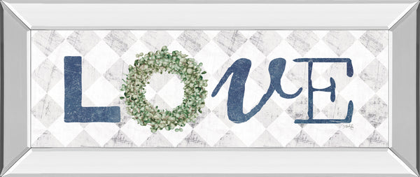 Love W/Eucalyptus Wreath I By Marla Rae