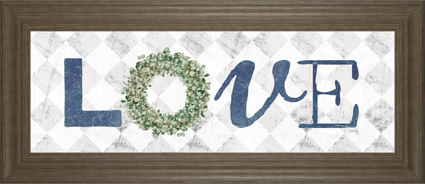 Love W/Eucalyptus Wreath I By Marla Rae