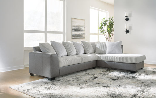 Clairette Court 2-Piece Sectional with Chaise