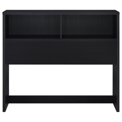Westpark 3-piece Bedroom Set Bookcase Headboard Black