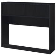 Westpark 3-piece Bedroom Set Bookcase Headboard Black