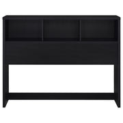 Westpark 3-piece Bedroom Set Bookcase Headboard Black