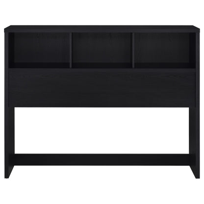 Westpark 3-piece Bedroom Set Bookcase Headboard Black