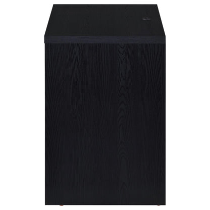 Westpark 2-drawer Nightstand LED Lights and USB Black